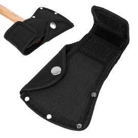 Hatchet Head Sheath Cover, Hatchet Cover for 1-1/4lb Axe, Black Ax Head Sheath Double Snap Blade Protector for Outdoor Hiking Outdoor Work Axe
