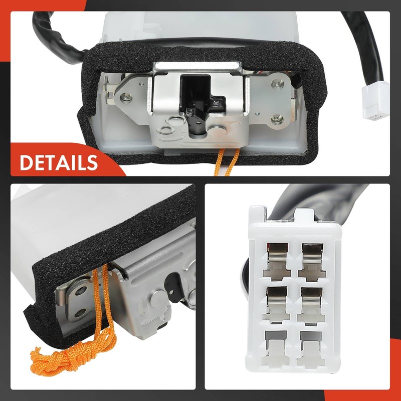 A-Premium Rear Back Liftgate Lock Actuator Manual Trunk Latch Compatible