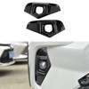Fewshaw Carbon Fiber Style Front Fog Light Lamp Cover Molding