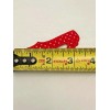 Unbranded Left HIGH HEEL SHOE Red with white dots Iron