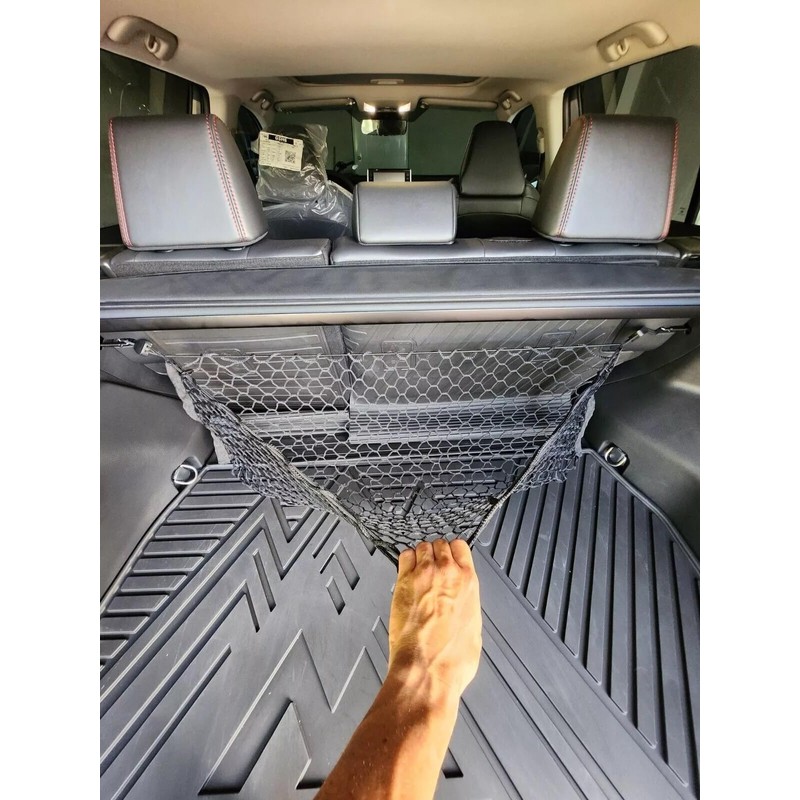 EACCESSORIES EA Rear Trunk Seats Organizer Cargo Net for Toyota