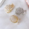 Herbeluemily Hair Claw Clip, Rhinestone Bijou Pony Holder, Hair Clip,