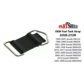 Suzuki New OEM Suzuki Fuel Gas Tank Rubber Strap RM125 RM250 RMZ 250 450 RMX 1989 Up