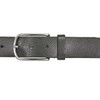 Vanzetti Leather Belt, Metallic silver