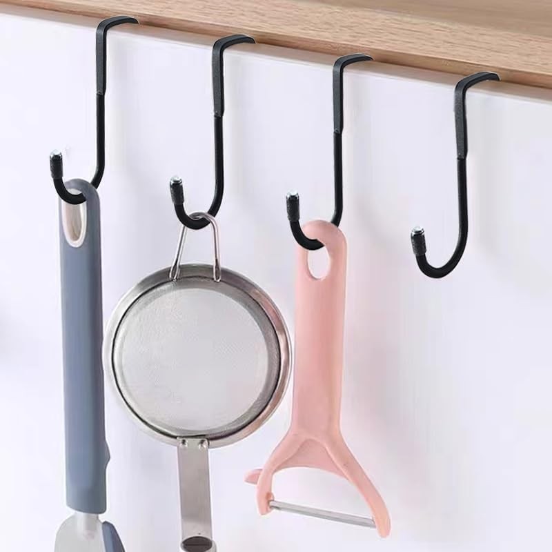 CHFEZOCO Over the Door Hooks, Double Design Coat Hooks for