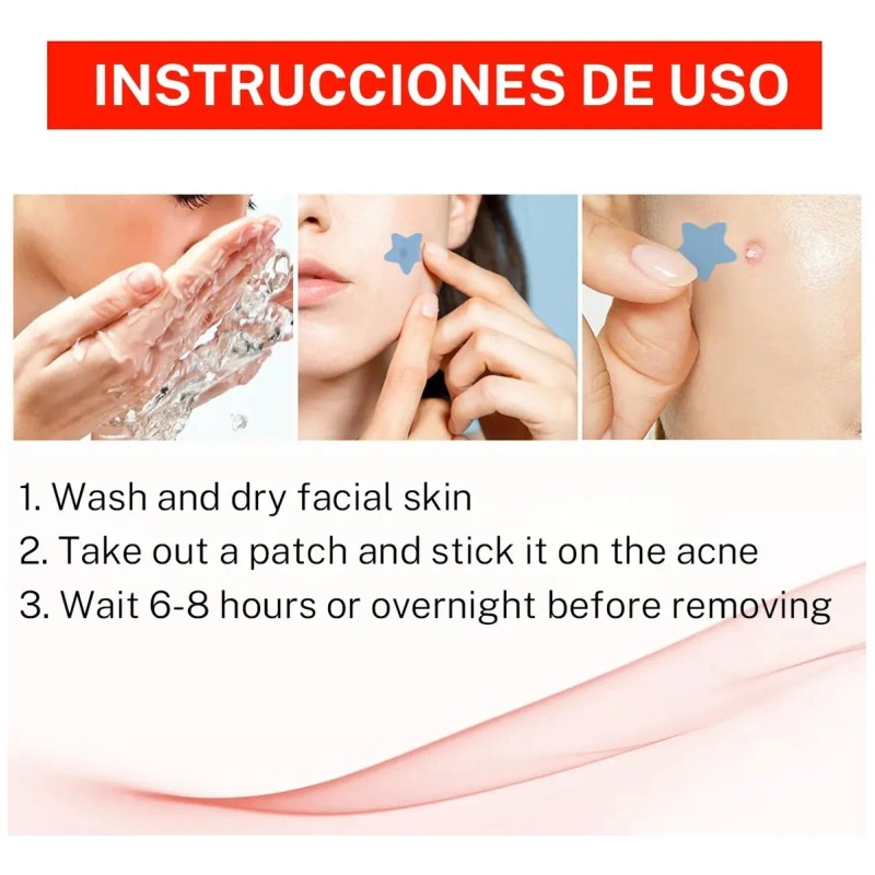200pzs Mascarillas Estrella Para El Acne Espinillas Granos