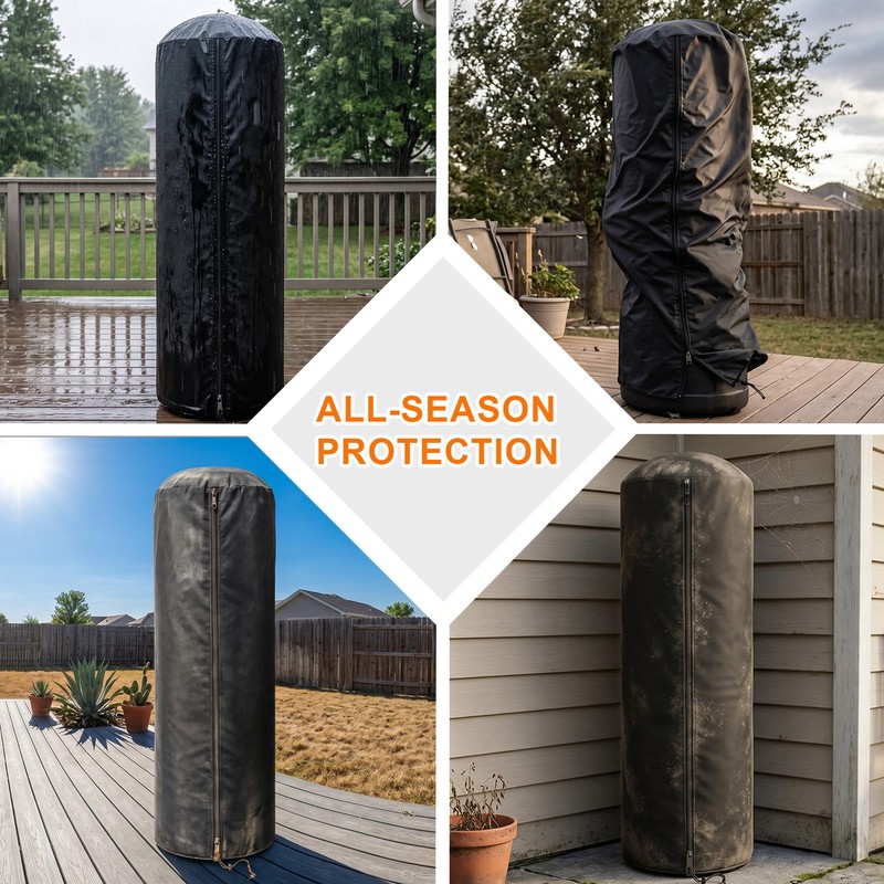 Free Standing Punch Bag Cover, 420D Oxford Waterproof Outdoor Full