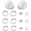 ALXCD Replacement Eartips Earhooks Kit for Galaxy Buds Headphone, S/M/L