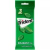 TRIDENT SPEARMINT SUGAR FREE GUM 3PACK BAG - PACK OF 3