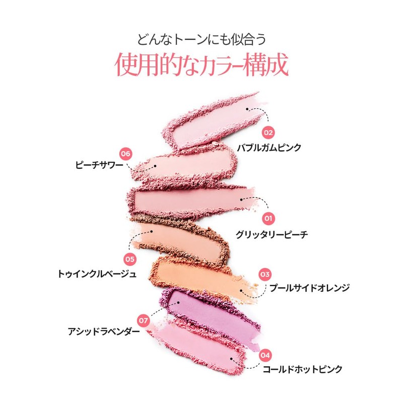 THEFACESHOP Pastel Cushion Cheek #04 Cold Hot Pink 0.2 oz