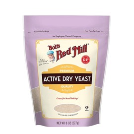 Bob's Red Mill Active Dry Yeast 8 Ounce (Pack of 4)