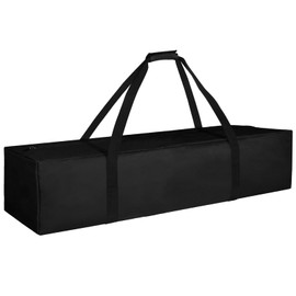 Large Travel Duffle Bag, 29L Extra Sports Duffel Luggage Equipment Storage Bag, Lightweight Long Foldable Holdall Bag with Upgrade Zipper, Durable & Water Resistant, Black (89x18x18 cm)