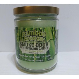 Smoke Odor 13 oz Candles 2 Fragrances Set Bamboo Breeze/Lavende