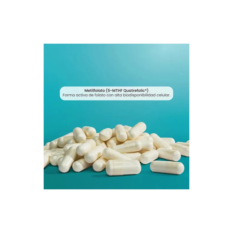 Folato, Folixol, 60 Cápsulas Vegetales, Matter N/a