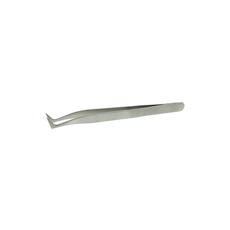 SE 4-3/4" Slanted Point Tweezers - 6 TW