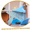 KICHOUSE 2Pcs Hair Removal Comb Convenient Cleaning Tool for Broom