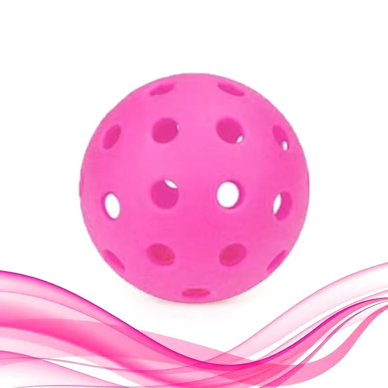 6 - Pack Pickleball Balls, 40 Holes Outdoor Pickleballs, High