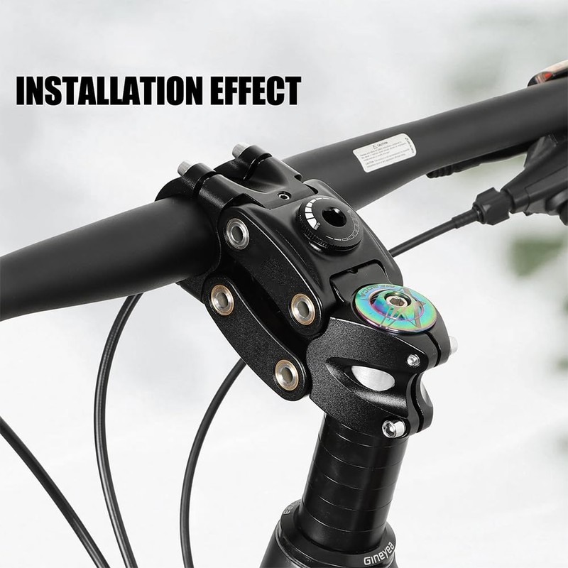 Gaderth Suspension Stem, 7 Degree 45mm Height Rise Adjustable Bicycle