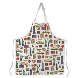 VAMSII New York Souvenir New York City Kitchen Apron New York Housewarming Gift New York Travel Vacation Gift NYC Lover Gift (NewYorkCityApron)