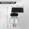 Dokili Starter Ignition Switch 5 Terminal 4 Position Includes Handle