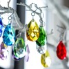 H&D HYALINE & DORA 38mm Crystal Suncatcher Glass Colorful Faceted