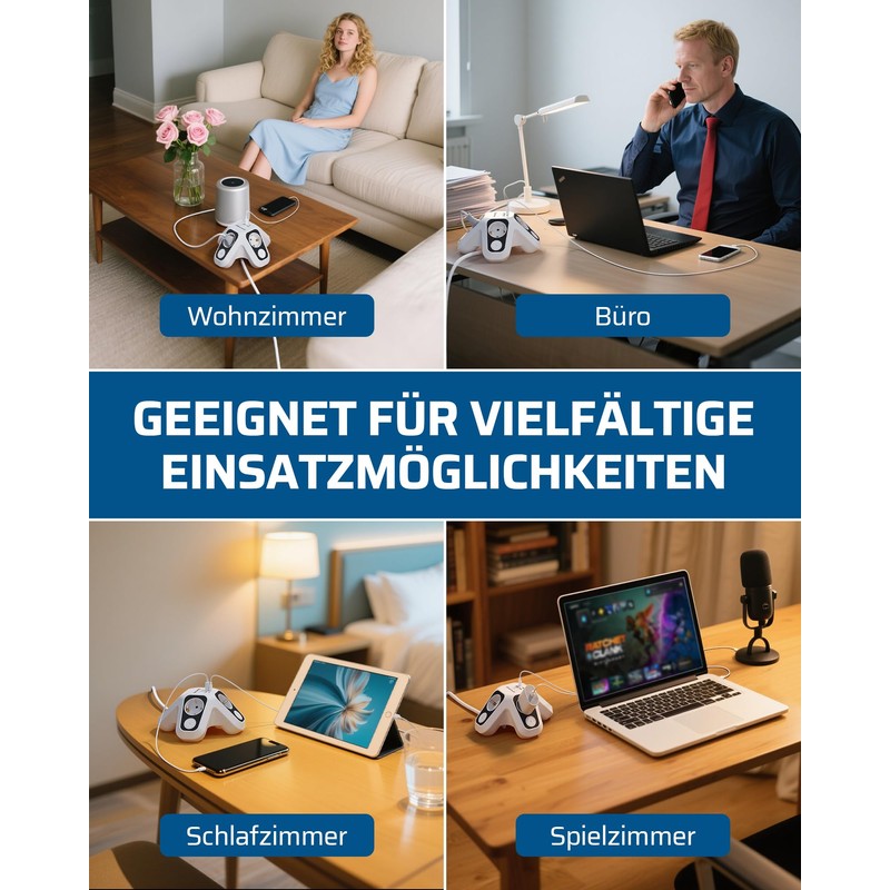 DEWENWILS Power Strip Single Switchable DHOU404H