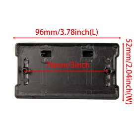 Runseaway 2PCS 3.78Inch Vintage Drawer Ring Pulls, Black Zinc Alloy Cabinet Pulls Handles, Furniture Ring Pulls Knobs Hardware