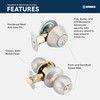 BRINKS – Front Door Lock – Traditional Single Cylinder Deadbolt