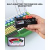 Narotood Battery Organizer Storage Holder Box Case with Tester, Ultra-Large