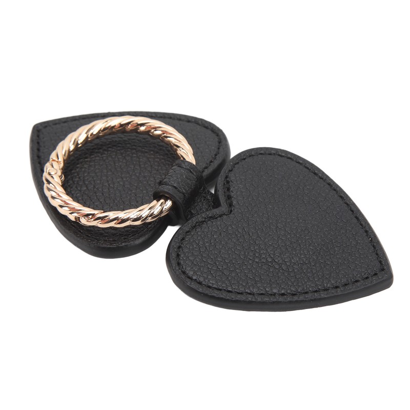 Magnetic Hat Clip Portable PU Leather Heart Shaped Magnetic Hat