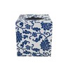S Forever Home Decor Flower Pattern Faux Leather Tissue Box