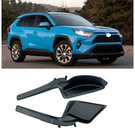 Fit for Toyota RAV4 2019-2022 Pair Front Wiper Side Cowl Extension Cover Trim Black Fender to Cowl Hood Side Seal 2020 2021