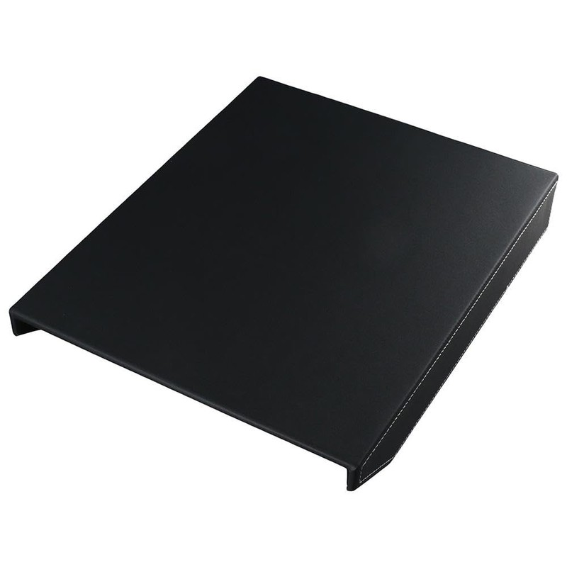 Risedot Black Leather Letter Tray Desk Organizer Document Holder Perfect
