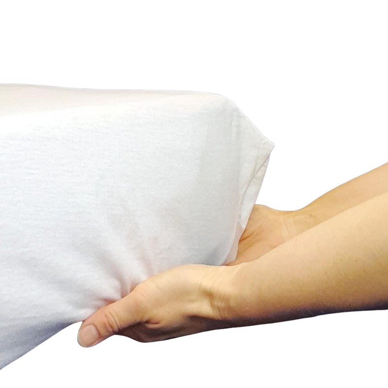 Interfit Knitted Fitted Sheet, White, Single Bed, Fits Hospital Beds