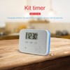 BSTCAR Medication Alarm Clock, 6 Compartments, Mini Portable Electronic Tablet