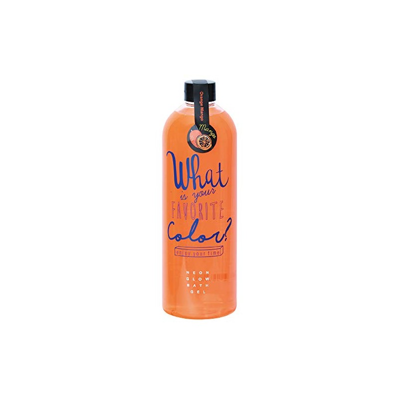 Nol Corporation OB-NGW-1-4 Bath Gel Neon Glow Bath Gel Orange