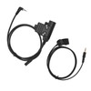 PTT Adapter with 90cm Cable Push to Talk Portable Headset