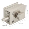 Glass Door Bolt Lock Latch Rotary Knob for Home Hotel