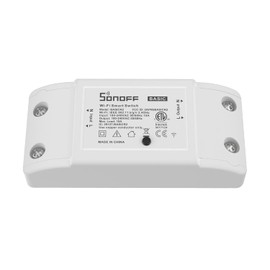 10a 2200w Wifi Light Switch, Smart Wifi Wireless Light Switch Works with Alexa & Google Home Universal DIY Module for Smart Home Automation Compatible with Ewelink Ifttt, No Hub Required