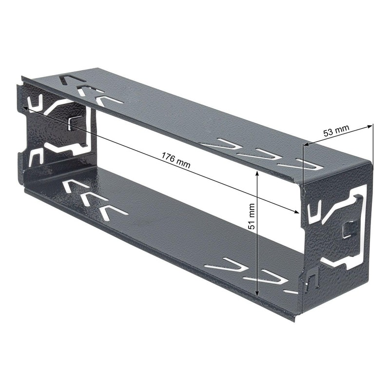 tomzz Audio 2400-040 Car Radio Insert Frame Metal Slot DIN