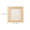 Toddmomy 10 Pcs Unfinished Wood Picture Frames Craft Frames DIY