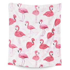 Flamingo Blanket Gifts - 80x60 Inches Cute Throw Blanket for Women & Girls - Pink Soft Plush Blankets for Crib, Couch & Travel, Gifts for Flamingo Lovers