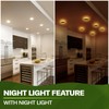 12 Pack Recessed Lighting 4 Inch with Night Light, 4