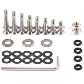 Replacement Screw-Set for Key Organizers | Compatible with Keypack Carbokey Carbocage | 36 Parts