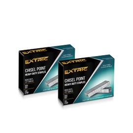 Heavy Duty Staples, 1/2 Inch Chisel Point Staple, 120 Sheet Capacity, 2,000 Staples for Heavy Duty Stapler