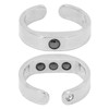 Prevent Snoring Ring Breath Aid Reusable Titanium Steel Adjustable Acupressure