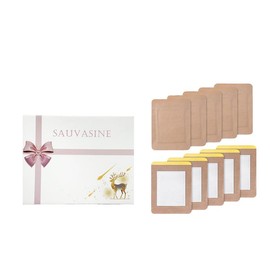 sauvasine 20Pcs Castor Oil Pack Wrap,Cotton Castor Oil Packs,NoWashing Self Adhesive with HighAbsorbent Organic Cotton Flannel,Anti Massage Oil Leak100% Pure and Natural -Premium Grade Oil,6.6"*5.1"Anti-Seepage - Volume: 20PCS