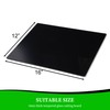 Tempered Glass Cutting Board for Kitchen, Black Cutting Board for