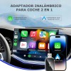 Adaptador Inalámbrico USB CarPlay Android Auto iHogco 2 en 1