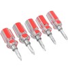 Mesee 5 Piece Stubby Ratchet Screwdriver, Mini Screwdriver Short Set,